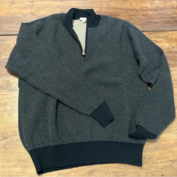 Peter millar 3/4 zip sweater EUC extra fine Italian merino wool - Picture 10 of 14